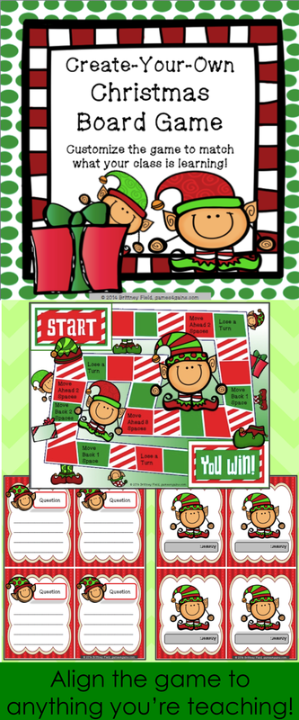 Christmas Game (Create Your Own) gives you a blank template to create your own Christmas board game! This set has a fun Christmas game board and blank Christmas game cards ready to be customized. All you need to do is fill out the game cards with questions that are aligned to what you are teaching.